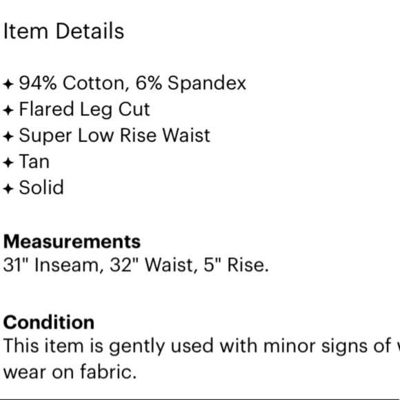 GAP maternity hip snug fit khaki pants Casual 6 regular women’s casual - Picture 3 of 4